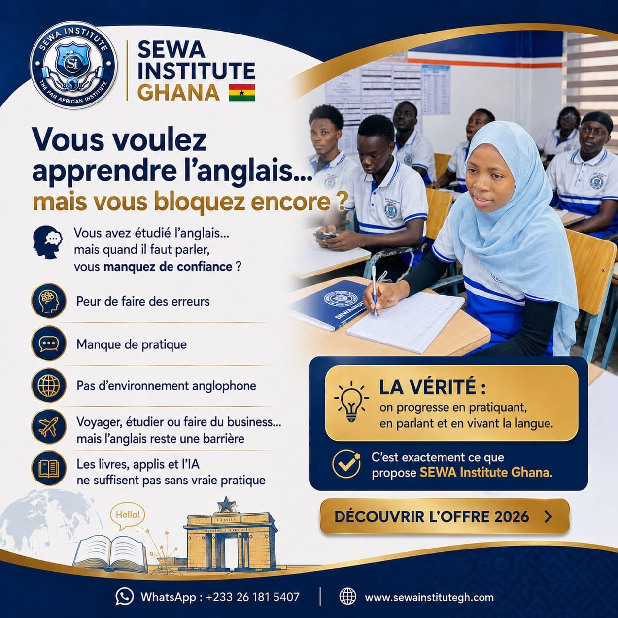 Pourquoi vous bloquez encore avec l'anglais malgré vos efforts ?